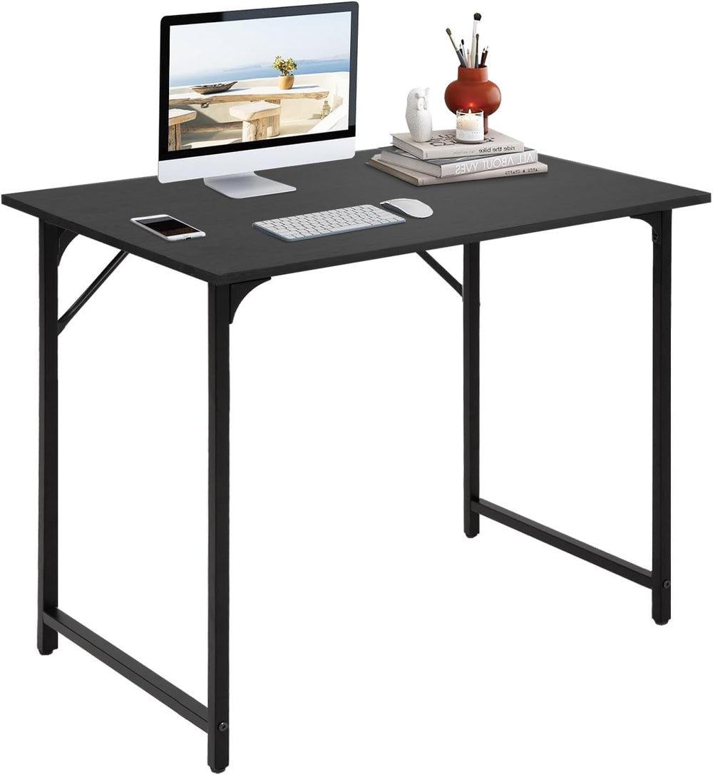 BestOffice | 32 Inch Computer Desk | Black | Sturdy Office Desk