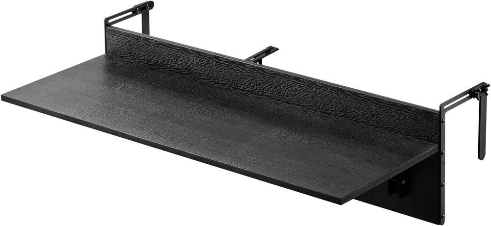 VEVOR Balcony Hanging Table, 48 x 12 inch Folding Balcony Railing Table, Outd...
