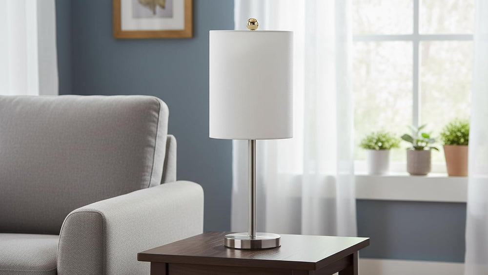 Aspen Creative 31261 Transitional Drum (Cylinder) Shaped Spider Fitter Lamp S...