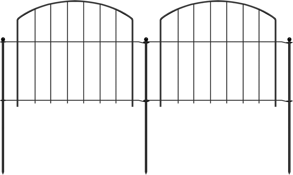 Animal Barrier Fence 12in(H) x 19.5ft(L), No Dig Decorative Garden Fence with...