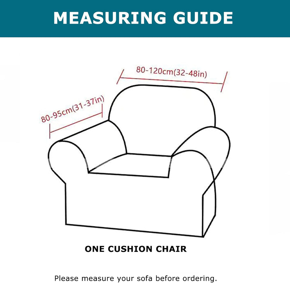 KRFOONN 2 Piece Chair Covers Printed Sofa Covers Couch Covers Washable Armcha...