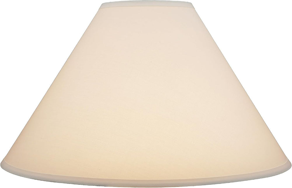 Aspen Creative 32206A Hardback Empire Spider Lamp Shade in White, 6" Top...