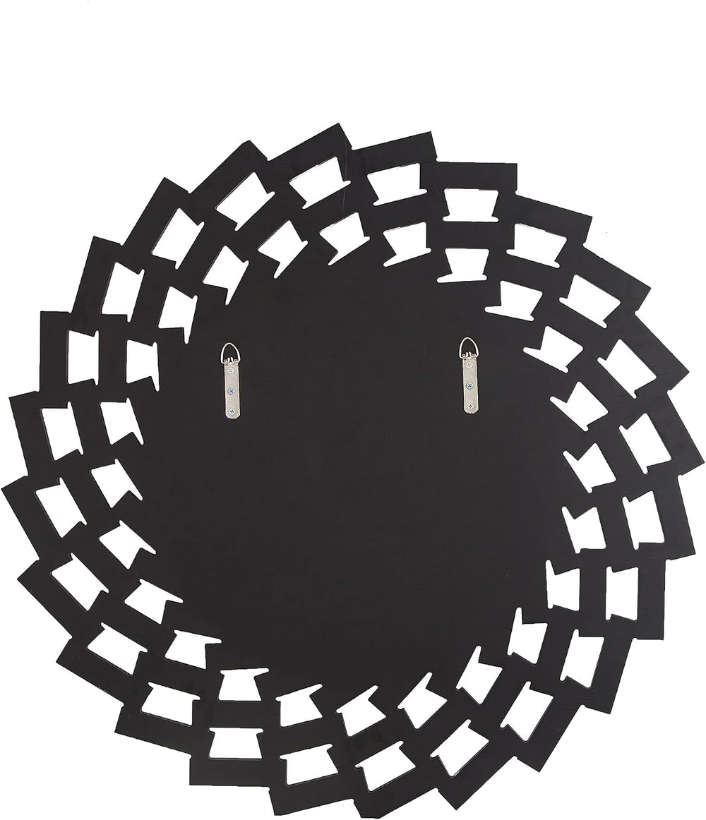 SHYFOY Round Mirror for Wall Decor, 24" Decorative Wall Mirror