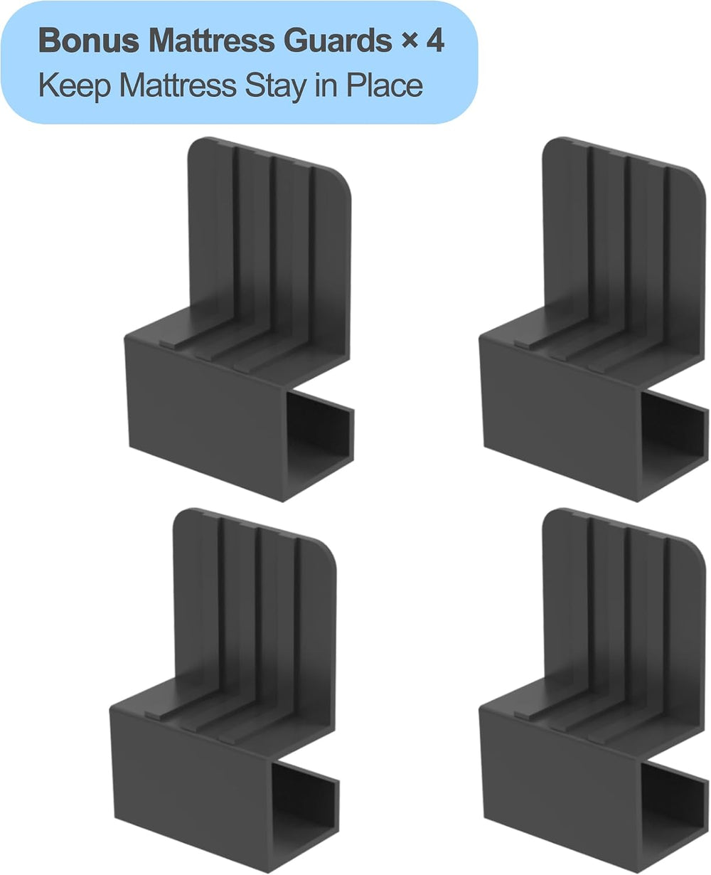 Bilily 10 Inch King Bed Frame with Steel Slat Support,Low Profile King Metal ...
