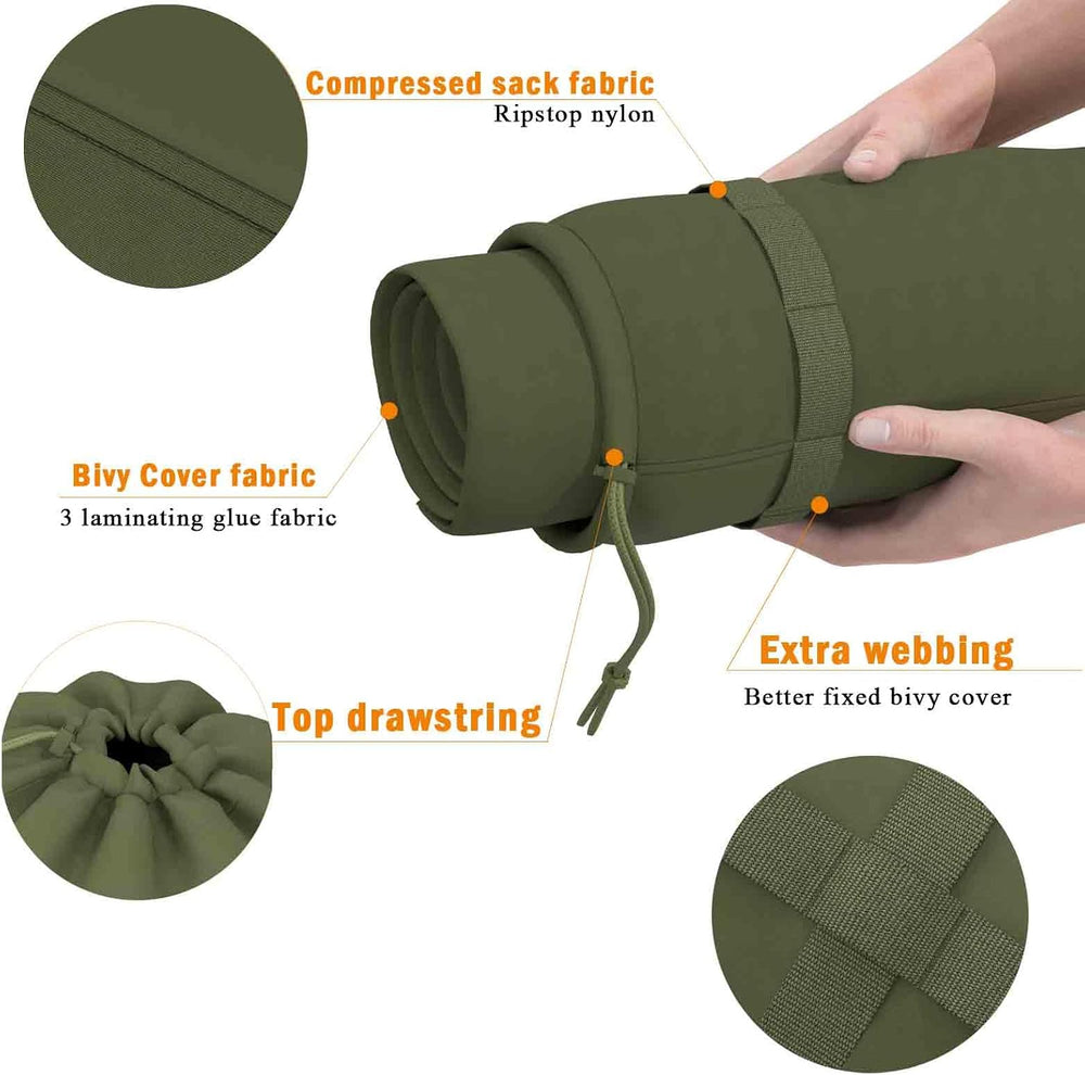 MT Army Military Modular Sleeping Bags System, Multi Layered with Bivy Cover ...