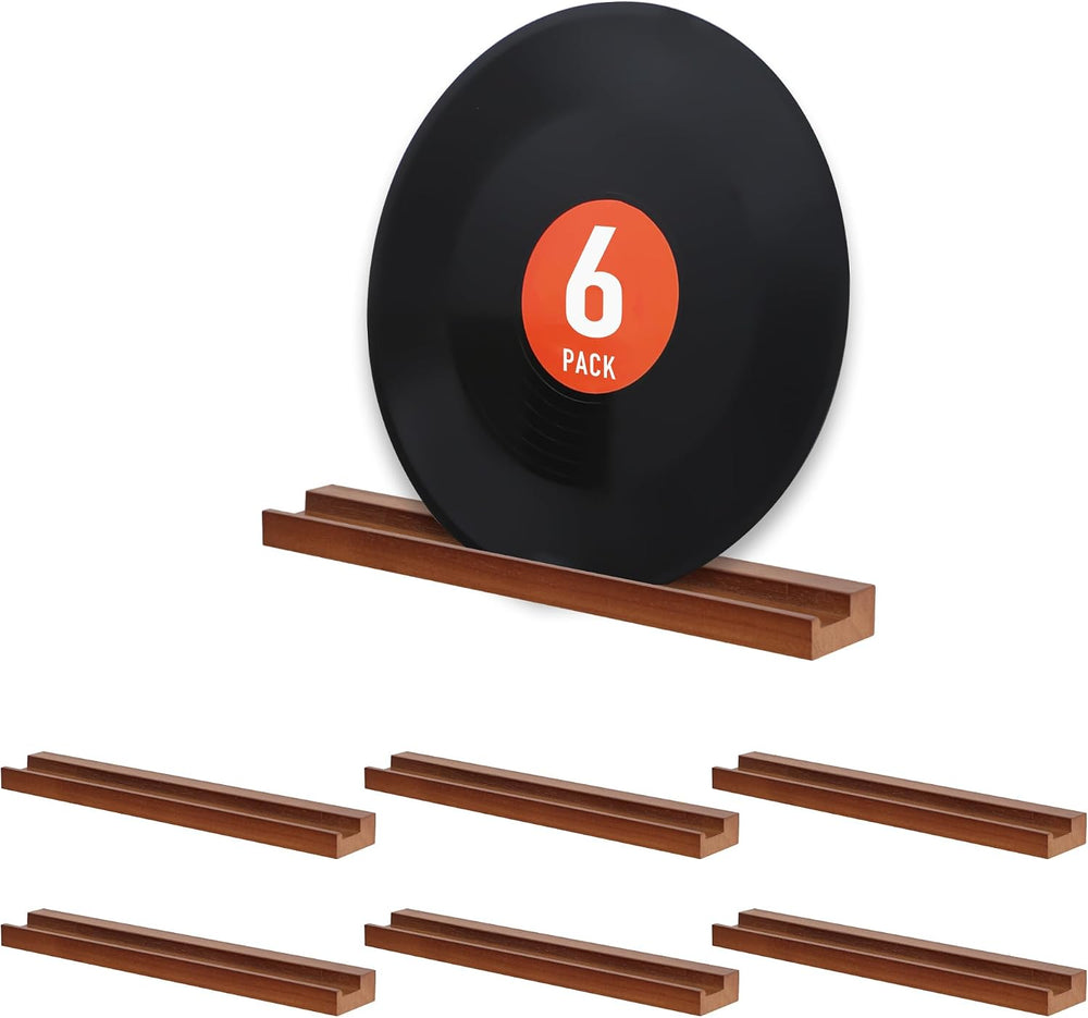 Vinyl Record Shelf Wall Mount,Record Album Display Holder,2 Pack