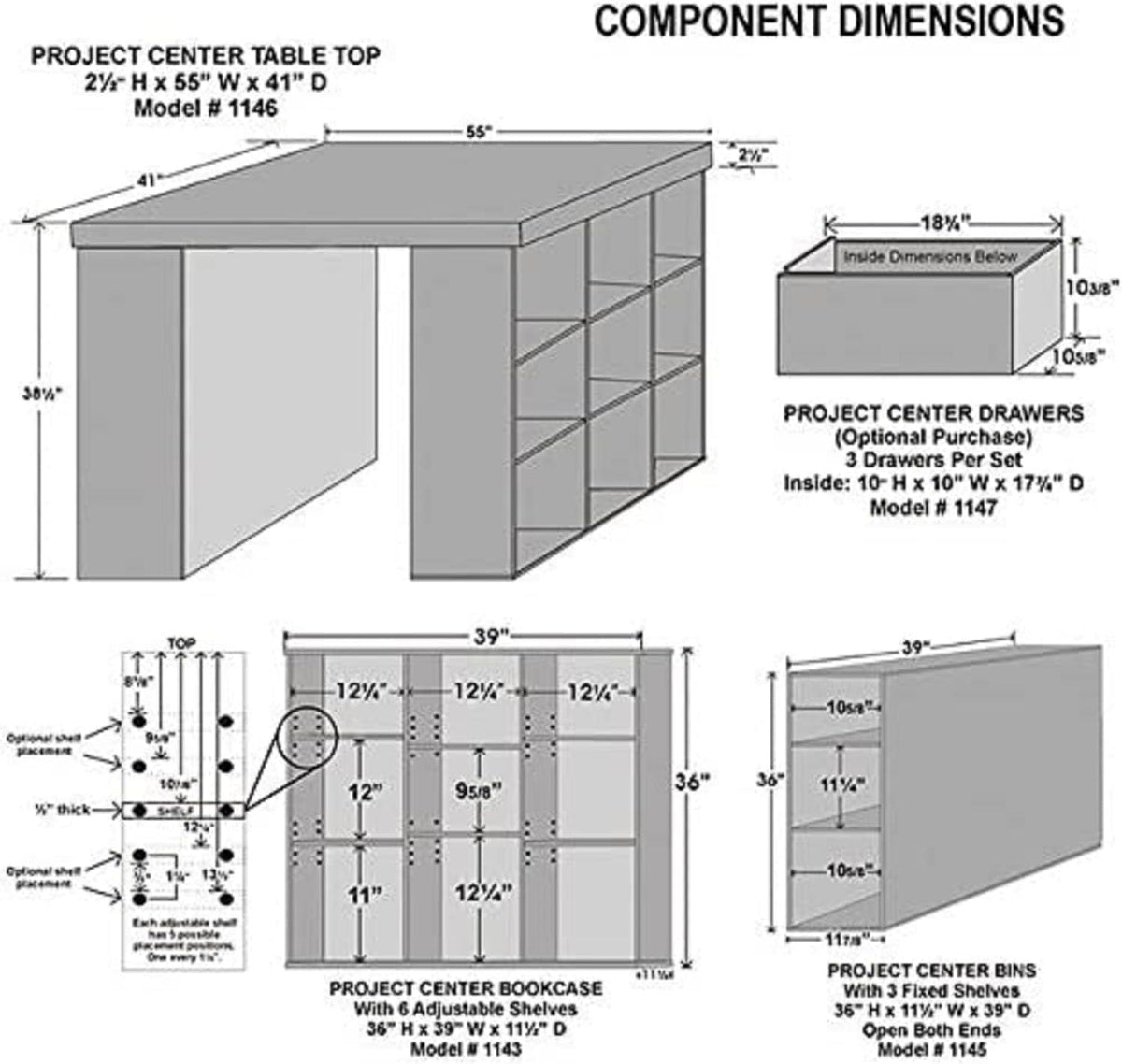 venture horizon project center desk with two 9-cubby shown in use