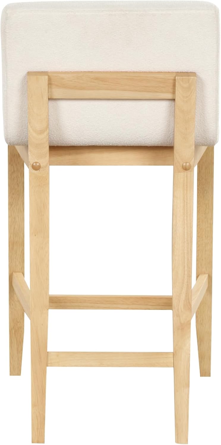 Nathan James Gracie Modern Counter Height Bar Stool with Back, Counter Stool ...