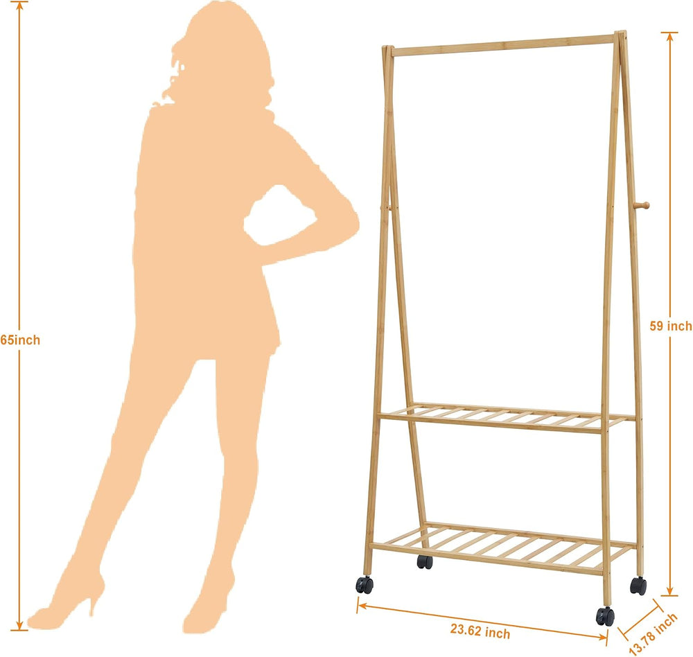 VECELO Coat Rack Freestanding, Entryway Hanger Stand, Umbrella Holder, Hall T...
