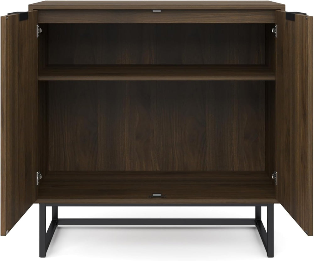 Nathan James Enloe Modern Sideboard Buffet Storage Accent Cabinet with Doors ...