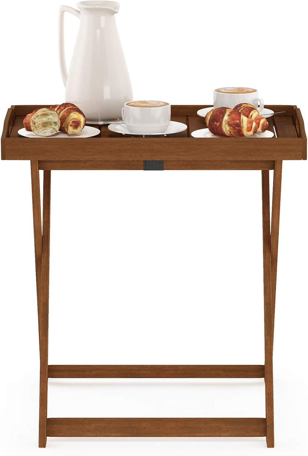 Furinno TIOMAN Outdoor Patio Tray Table, Natural