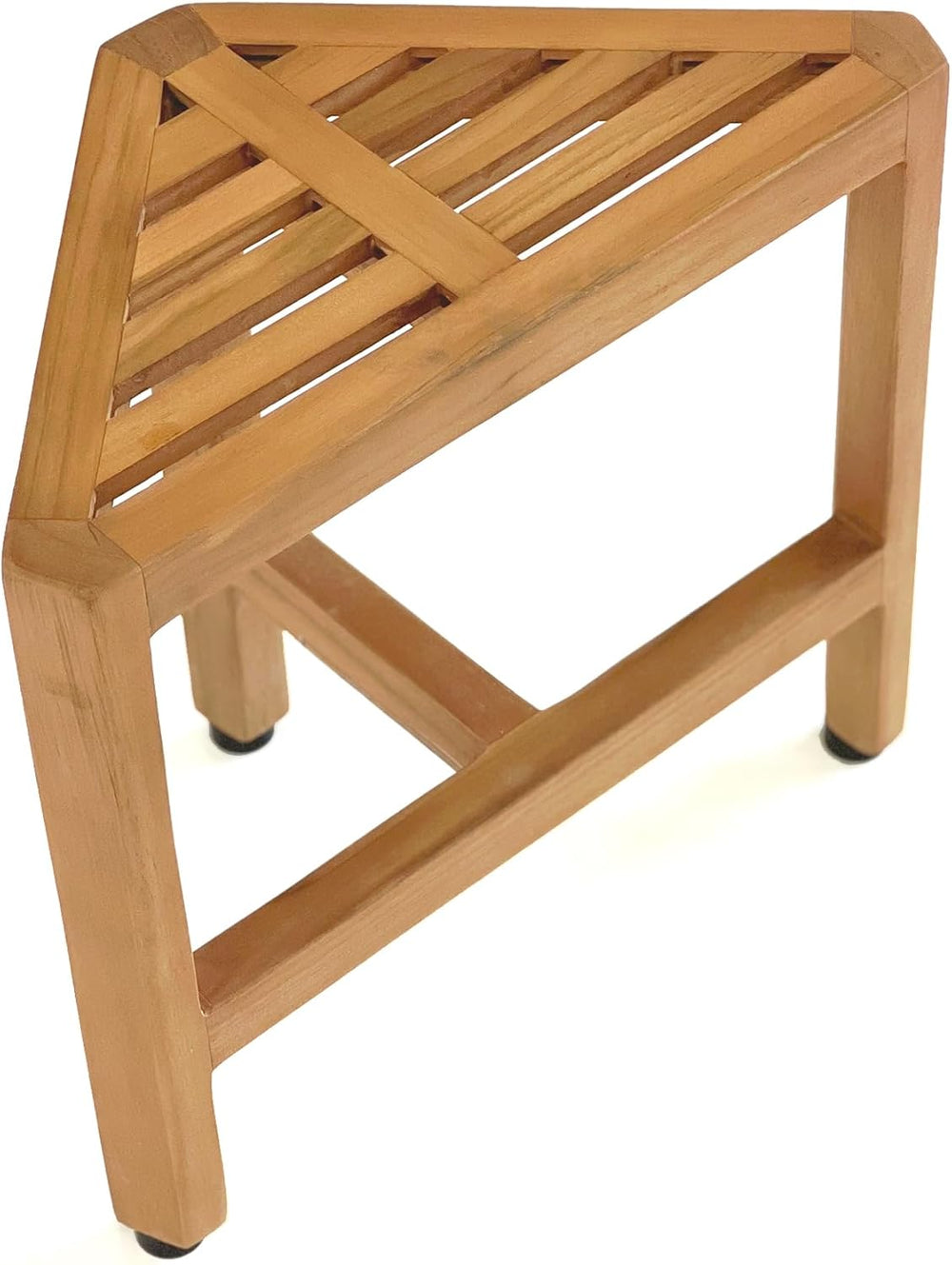 Asta Biro Solid Teak Shower/Bath/Spa Corner Foot Stool, TB-008