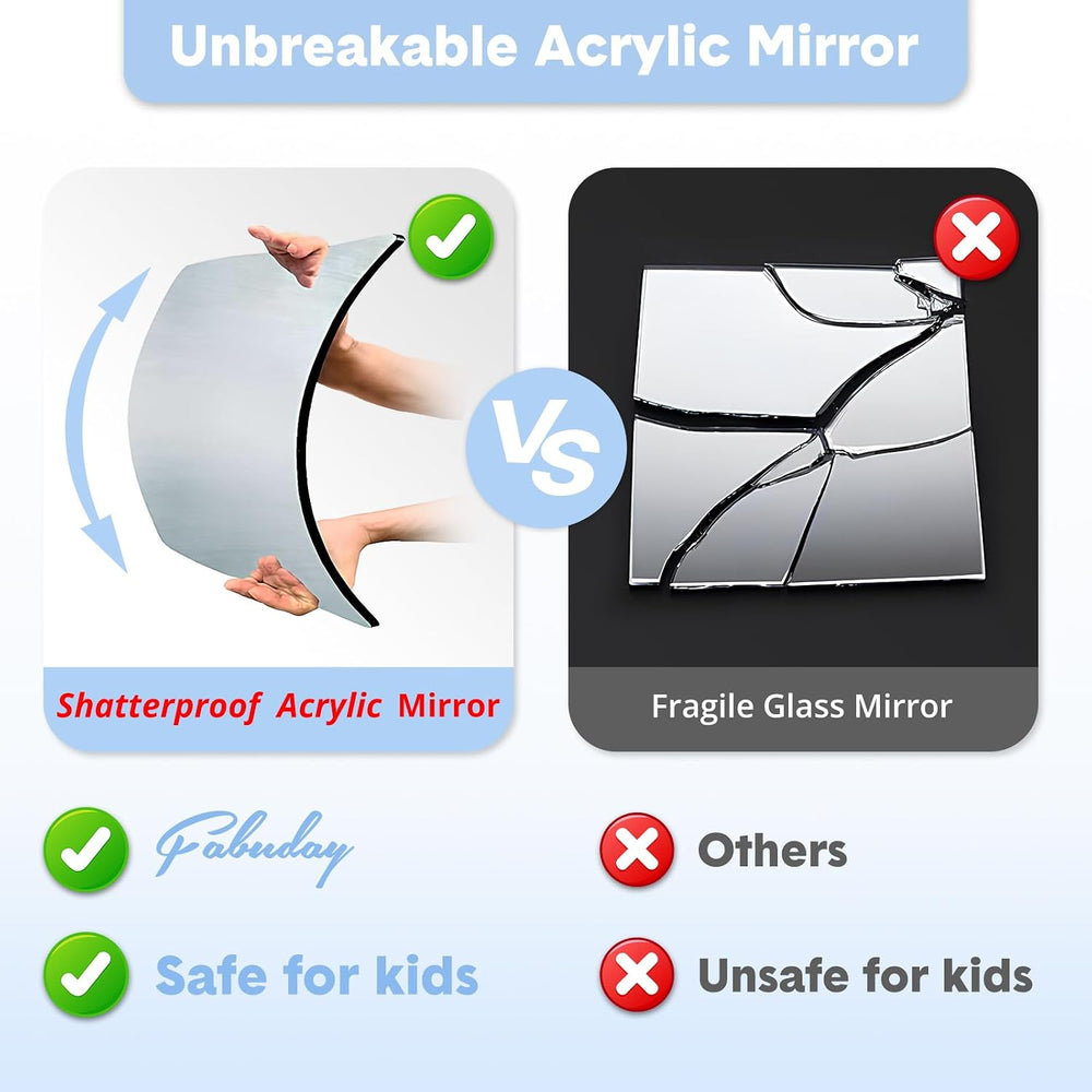 Lighted Hanging Full Length Body Mirror, Portable Dance Mirror, Foldable