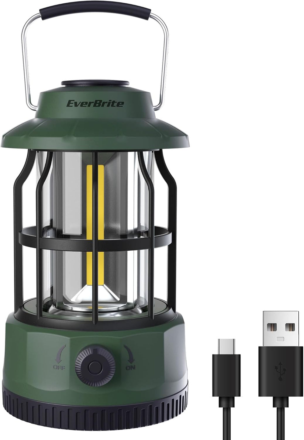 EverBrite Rechargeable LED Camping Lantern with Stepless Dimming