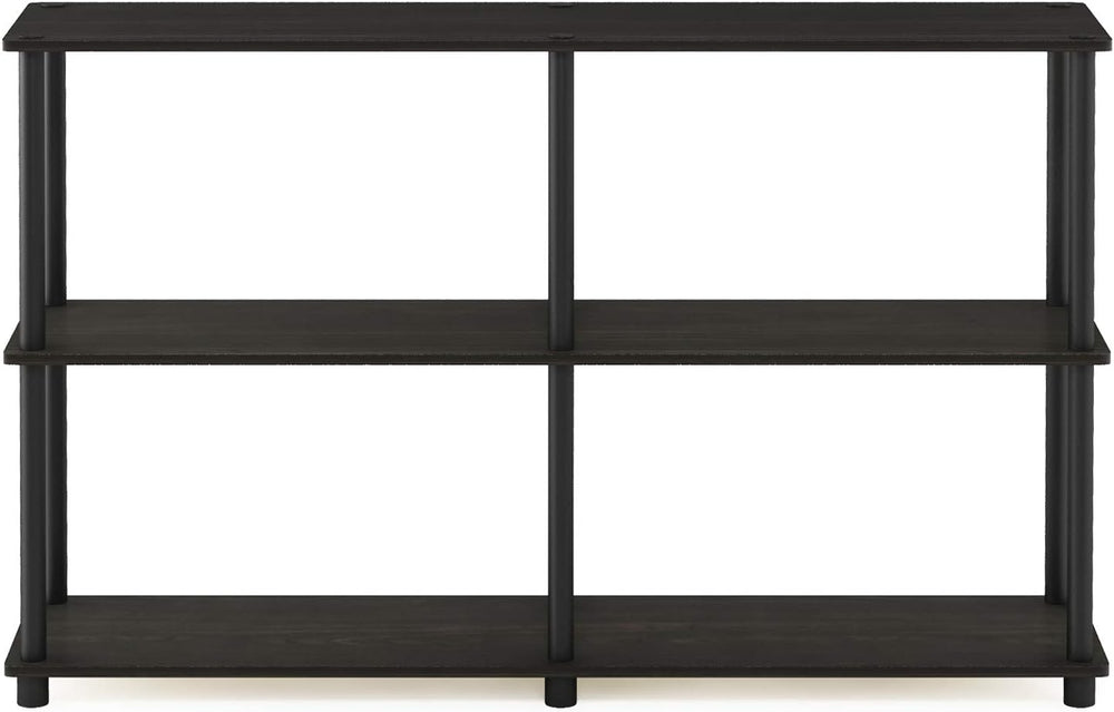 Furinno Turn-N-Tube Toolless Assembly Storage Shelves, 3-Tier 47.4 Inch Book ...