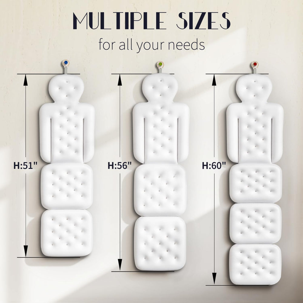 Full Body Bath Pillow for Bathtub, Thick Bathtub Cushion, Luxury Tub Pillow f...