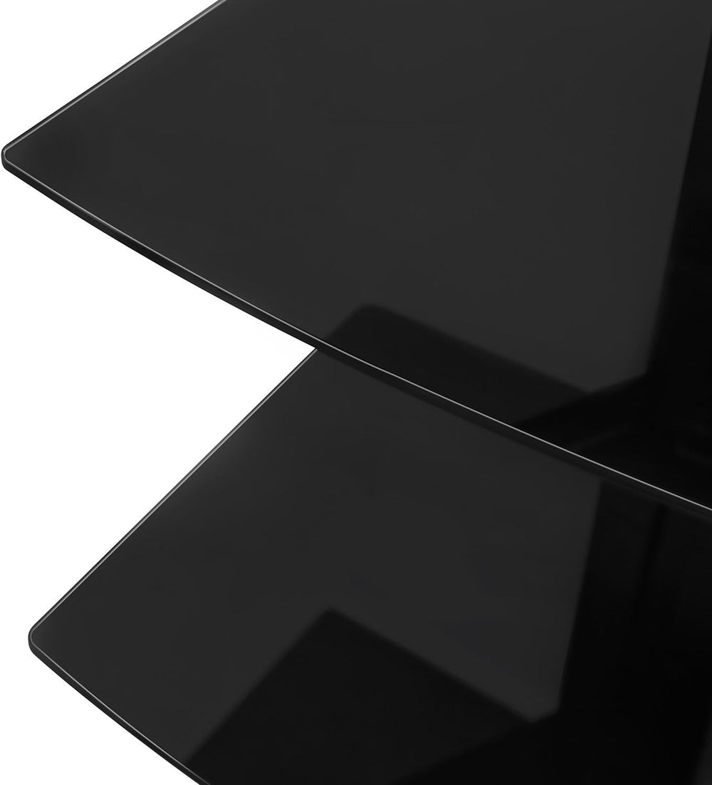 Mount-It! 3-Shelf Floating AV Wall Mount, 52.8 lbs, Black