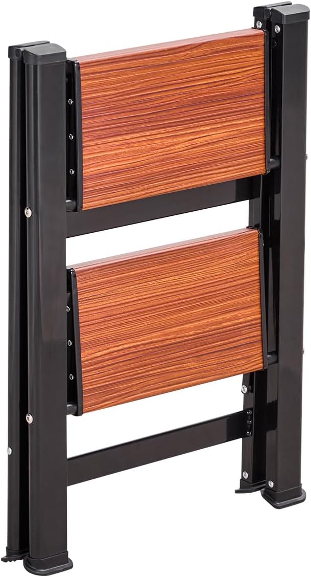 VEVOR 2 Step Ladder, Folding Step Stool with Wide Anti-Slip Pedal and Comfort...
