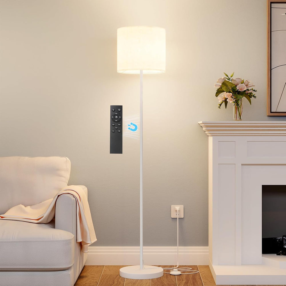 Keepsmile Dimmable Floor Lamps for LivingRoom with 12W LED Bulb,Foot Switch