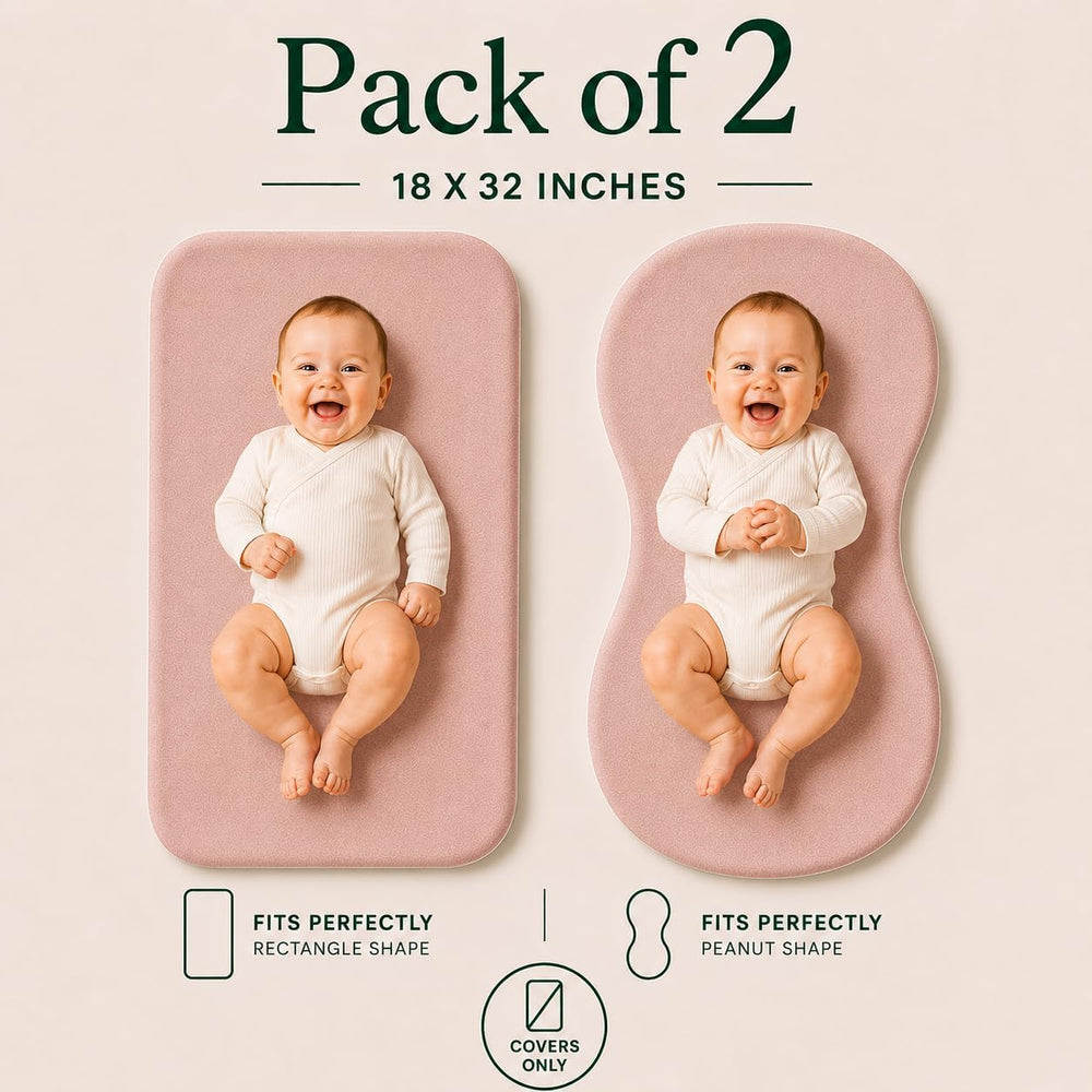 Organic Changing Pad Cover 32x16 | Diaper Changing Table Covers