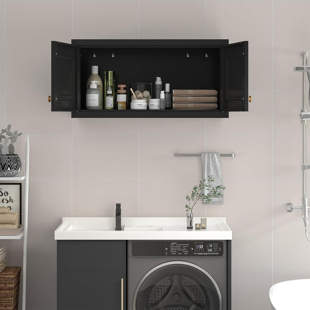 SteeLoong 15”Metal Wall Storage Cabinet,Upper Cabinet for Wardrobe