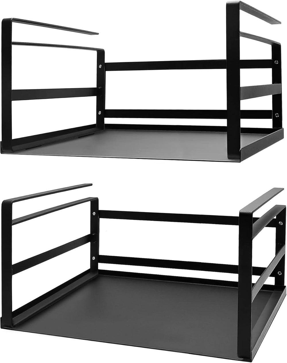 Nxconsu Under Shelf Basket 2 Pack, Cabinet Storage Organizer, 13.4" Black