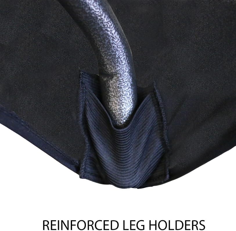 YOUR CHAIR COVERS - Spandex 6 Ft x 18 Inches, Narrow Classroom Open Back Rect...