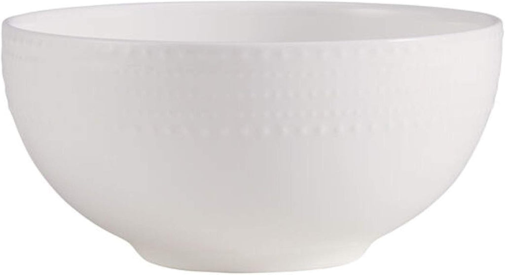 Mikasa Annabelle 40-Piece Dinnerware Set Service for 8 Bone China White