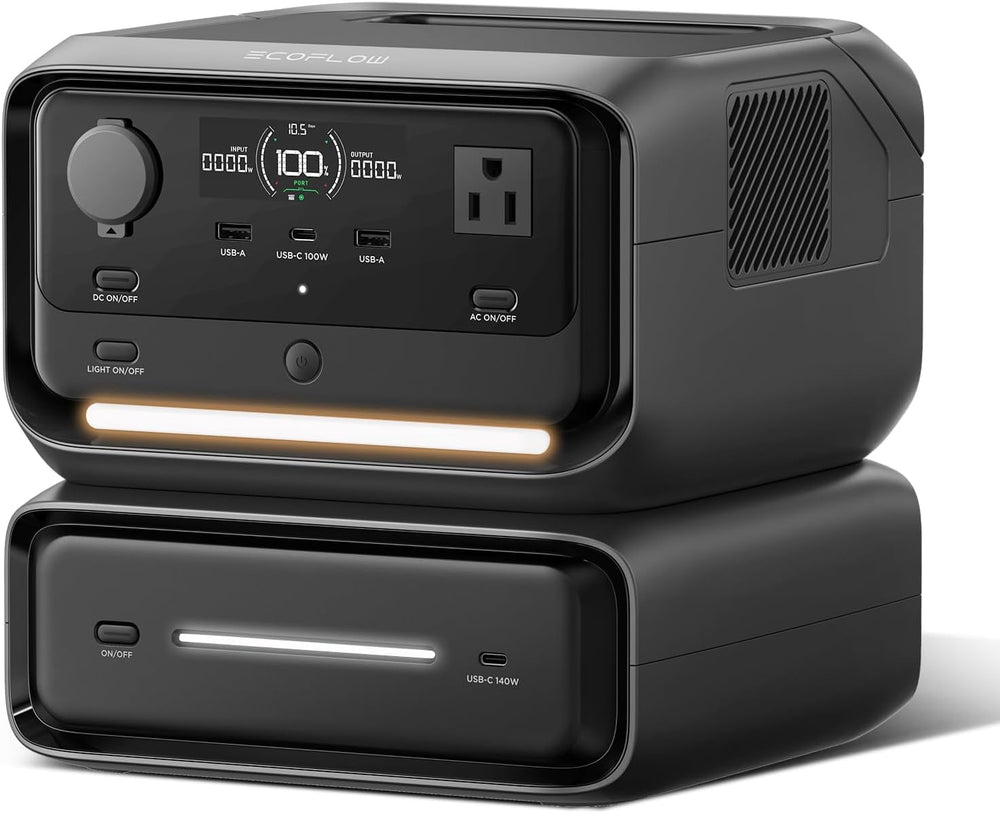 EF ECOFLOW Portable Power Station River 3 Max, 572Wh 990W