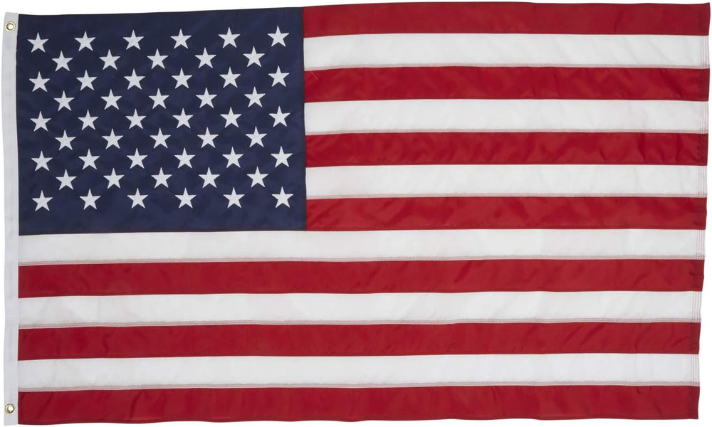ALLIED FLAG American Flag and Pole Set - 3x5 US Flag and 5' Spinning Flag...