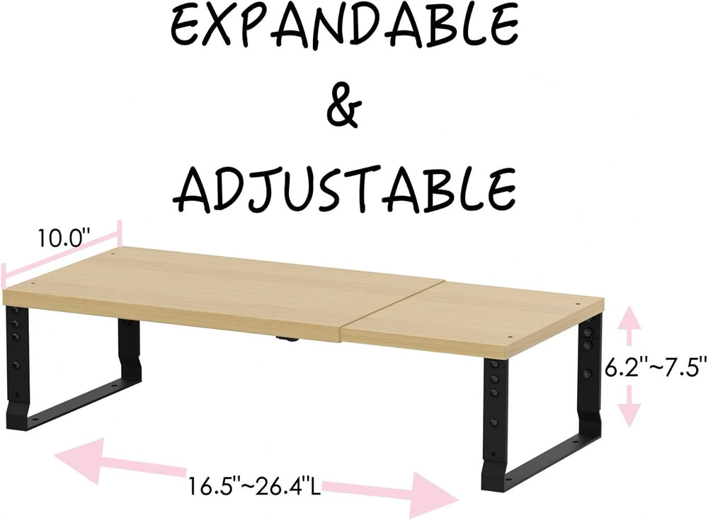 Adjustable Metal Shelving Unit, Stackable & Expendable Storage Rack for H...