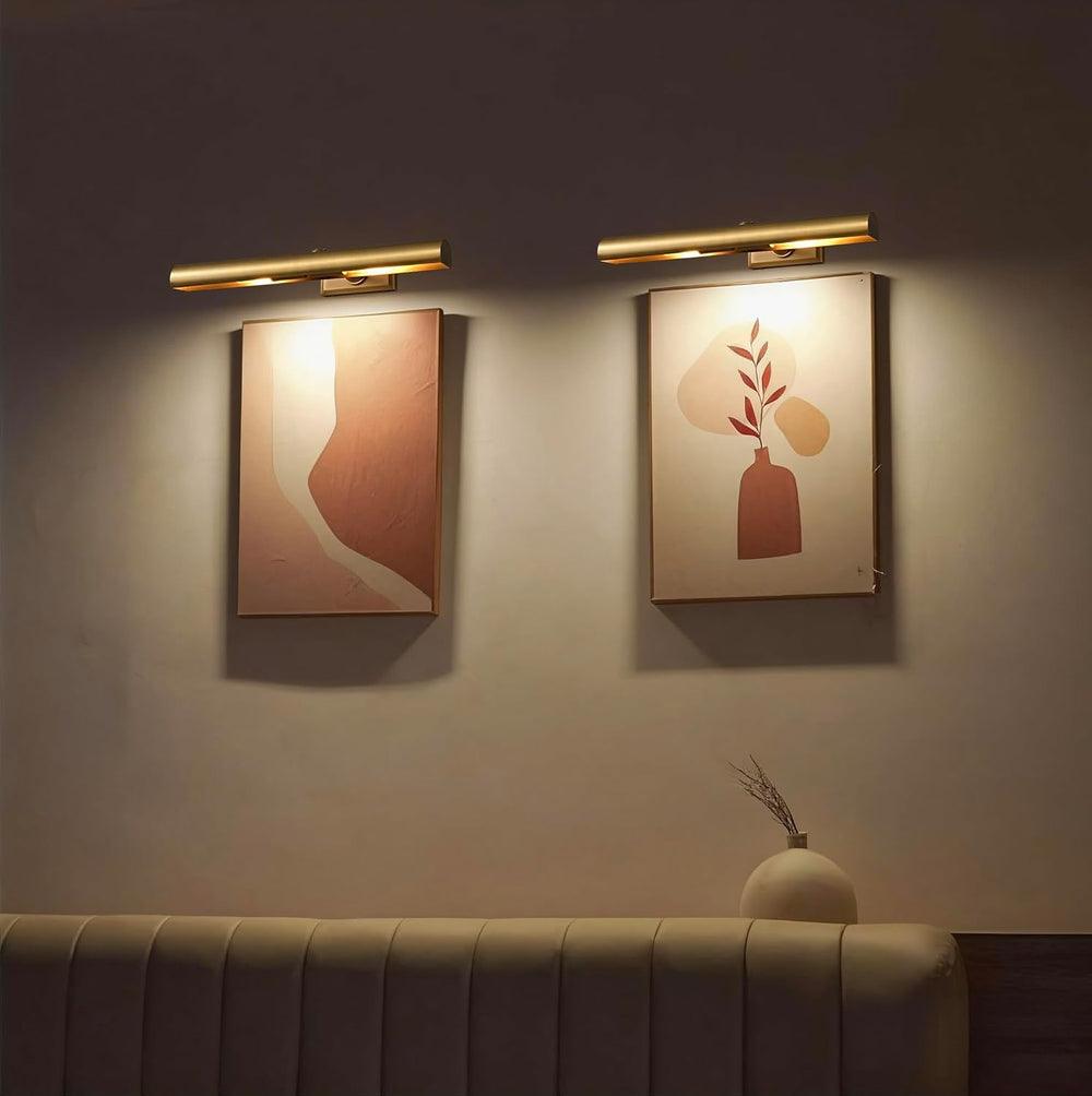 18 inch Brass Picture Light Hardwired Picture Light Library Light
