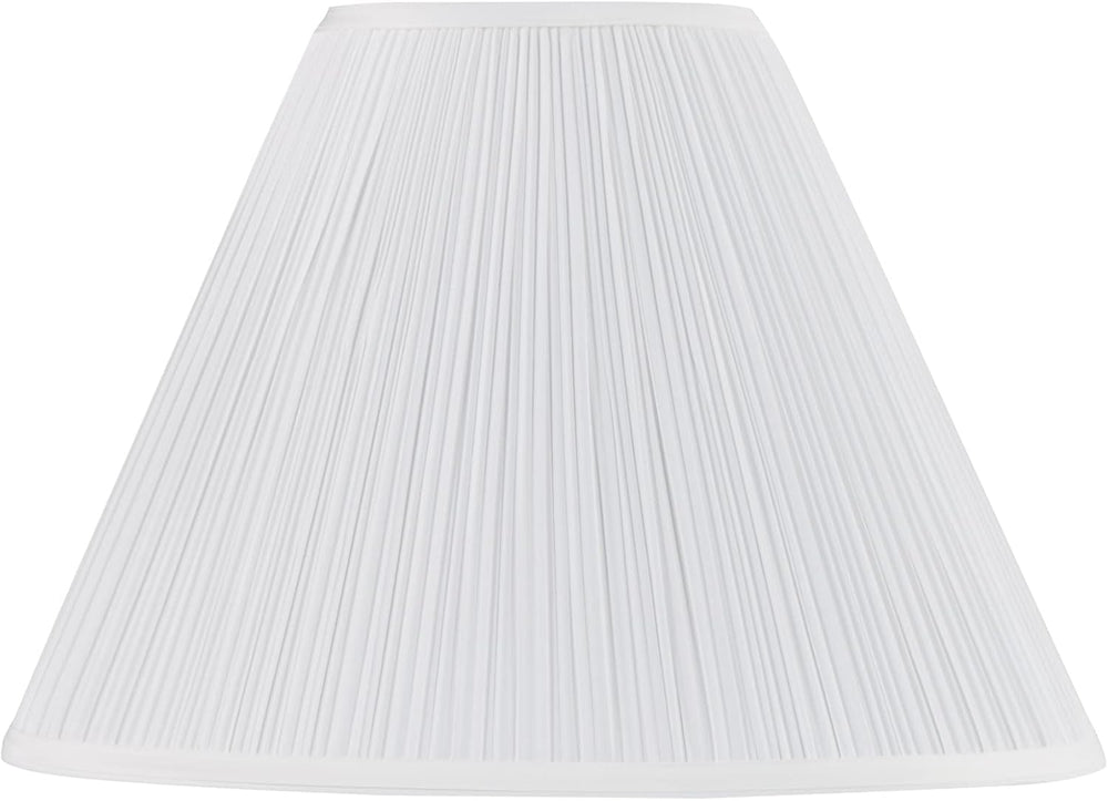 Aspen Creative 33137, Mushroom Pleated Traditional Spider Lamp Shade, Pleated...