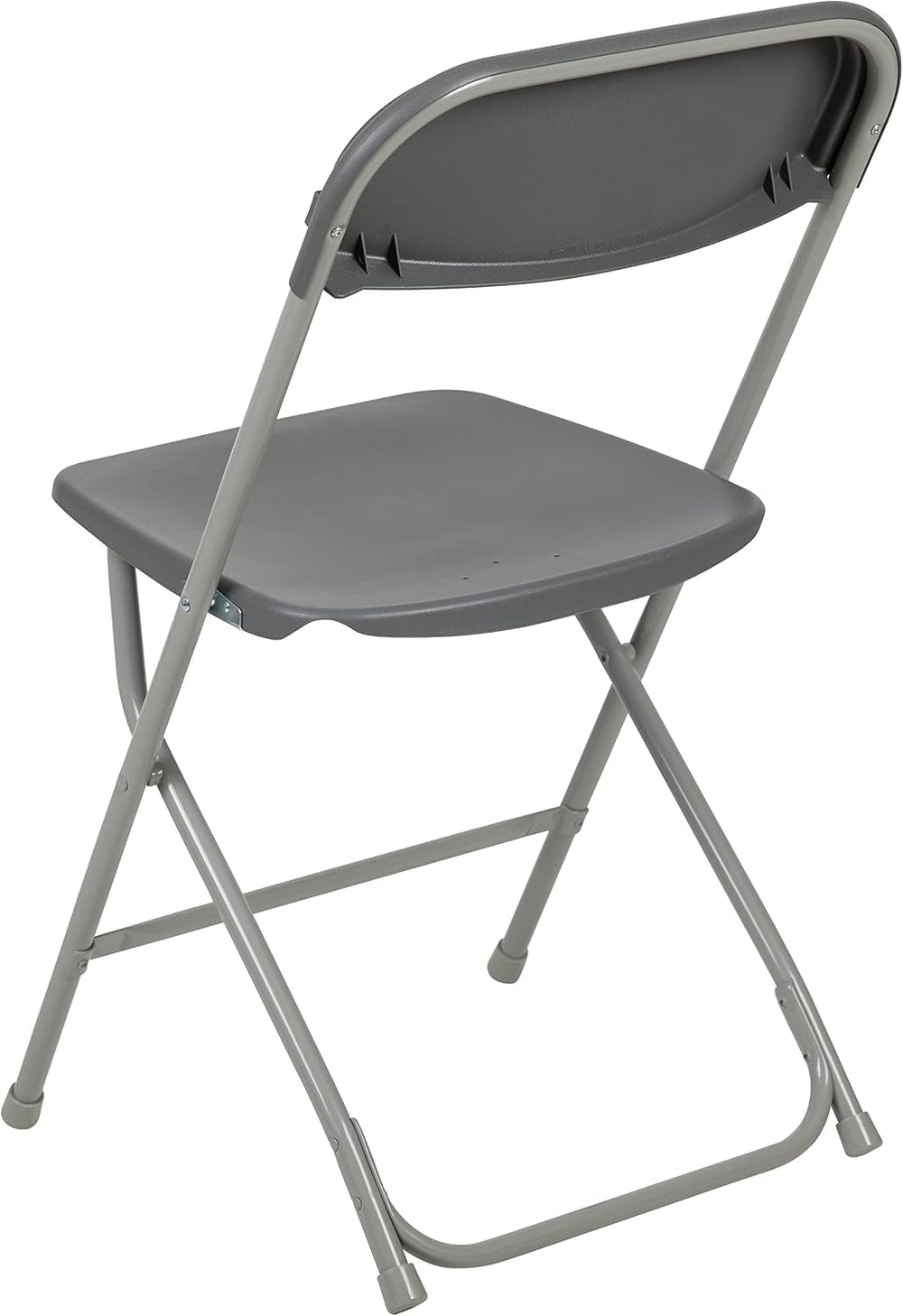 Flash Furniture Hercules Plastic Folding Event Chair, Gray, 6-Pack