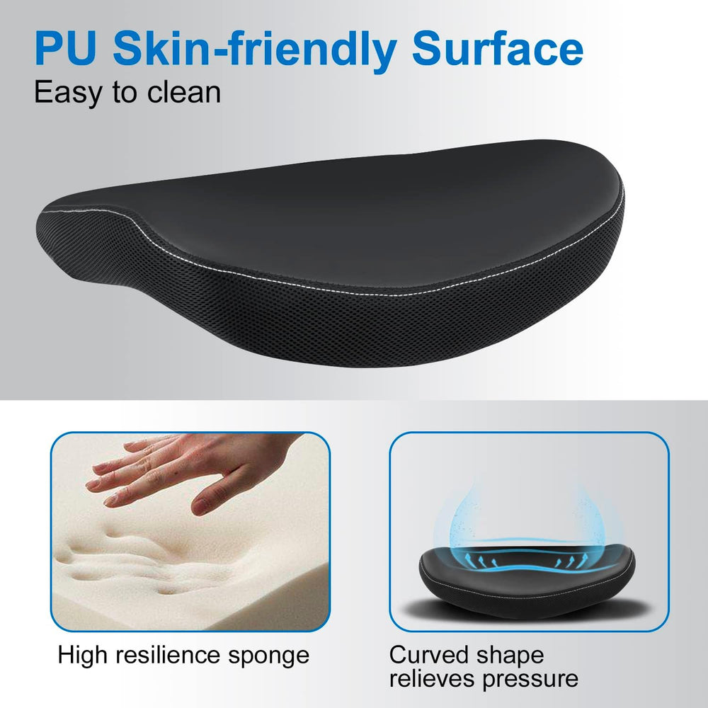 Office Chair Ergonomic Desk Chair, Computer PU Leather Home Office Chair, Swi...