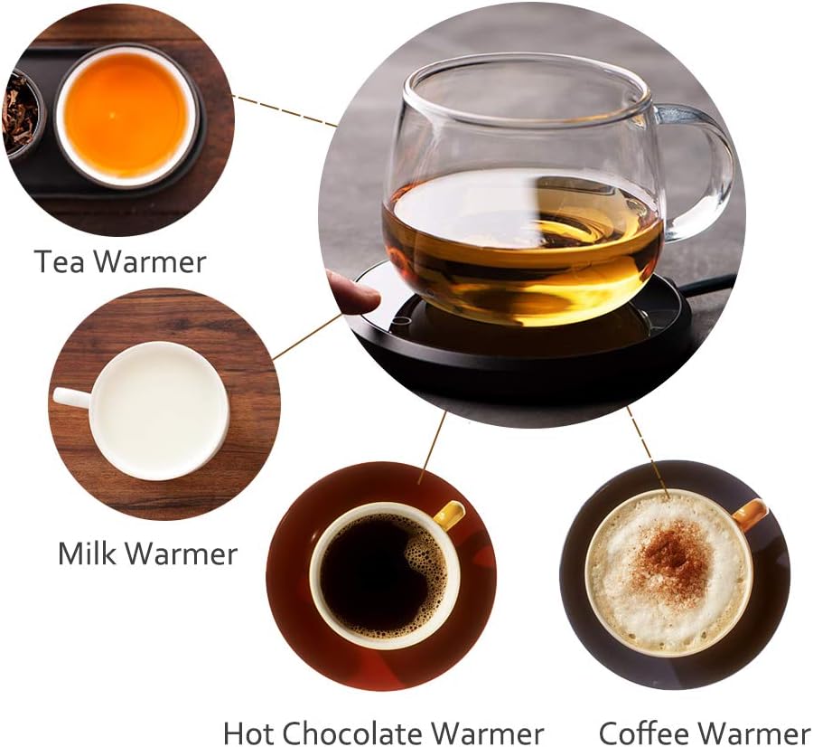 Coffee Mug Warmer Set, Smart Coffee Warmer for Desk Auto Shut Off, Cup Warmer...