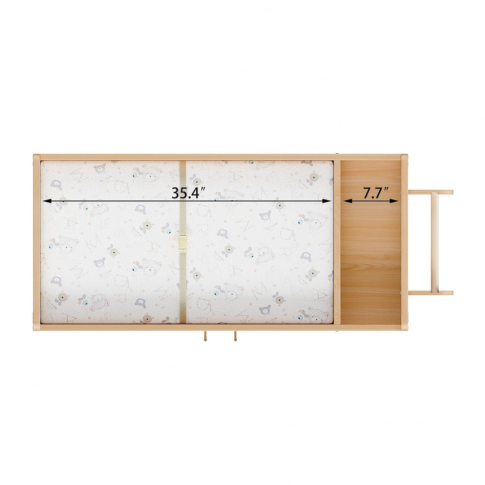 Ogears Daycare Changing Table with Storage & Machine-Washable Changing Pad