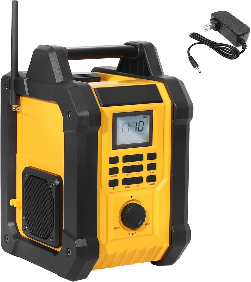 Jobsite AM/FM Radio Speaker Compatible with 20V MAX Battery