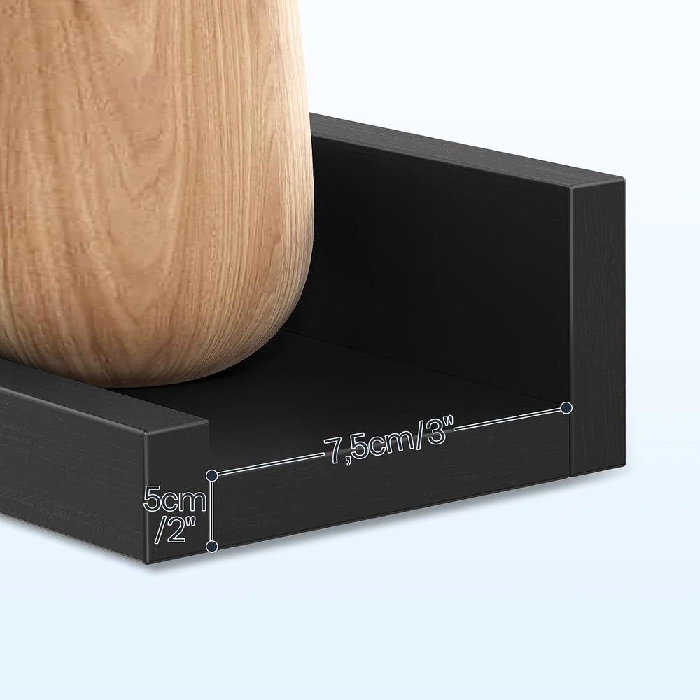 HOOBRO Floating Shelves, Wall Shelf Set of 3, 47.2 Inches Hanging Shelf