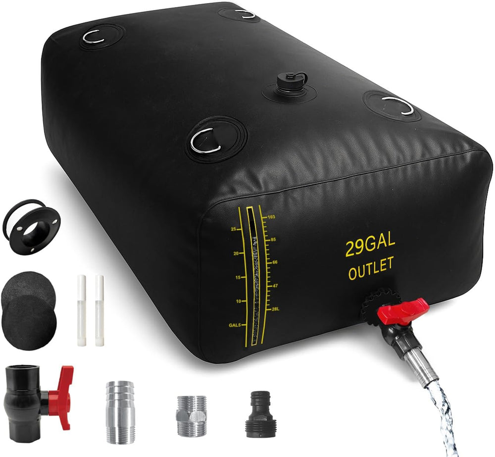 110L/29 Gal Water Bladder Tank with Water Level Indicator