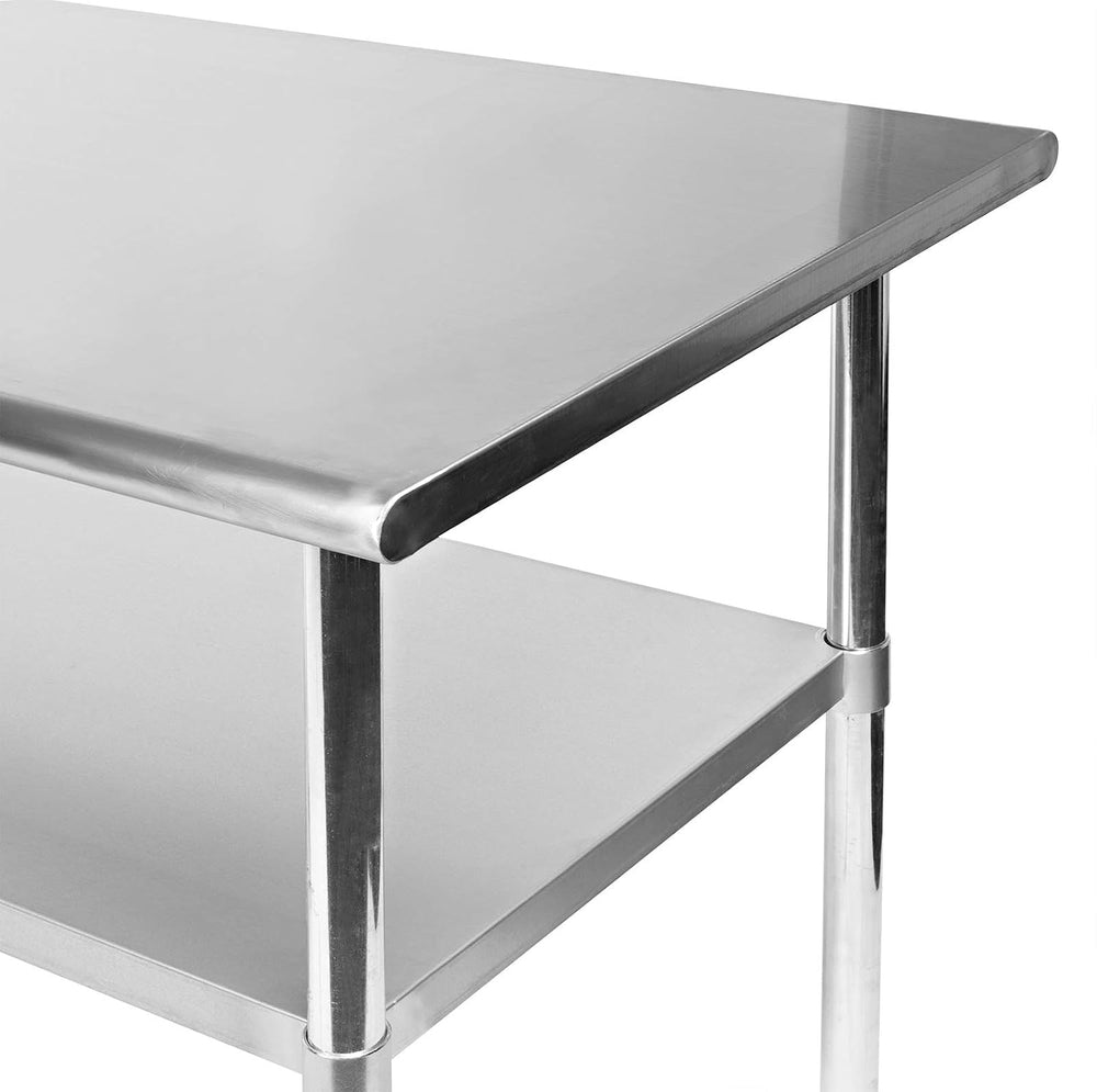GRIDMANN NSF Stainless Steel Work & Prep Table 48 x 30 Inches with Caster...