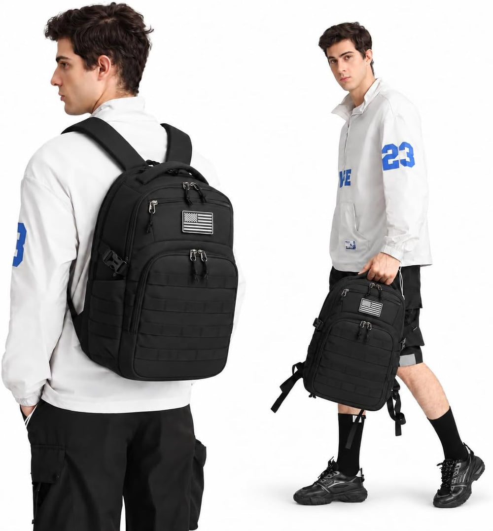 Wotony Military tactical backpack, backpack for men black small tactical assa...