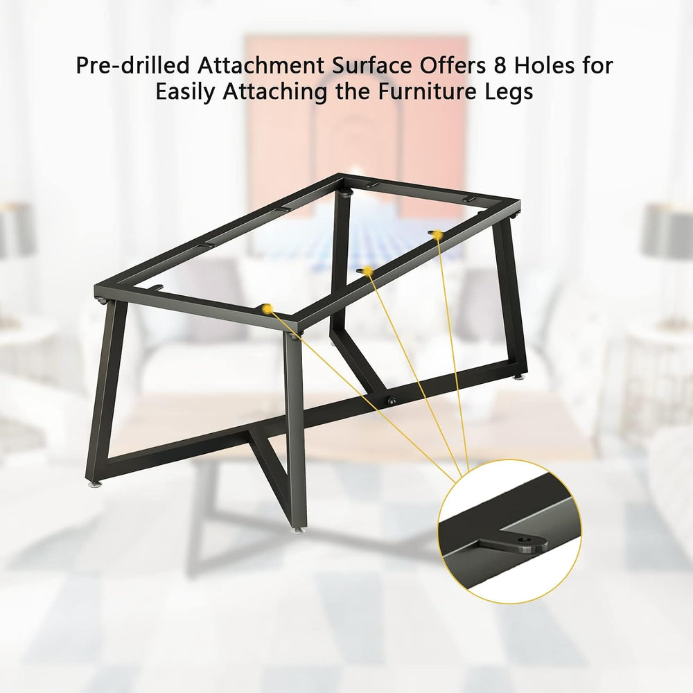 FUSHIAIPTC 18 Inch Metal Table Legs for DIY Coffee End Table Bench