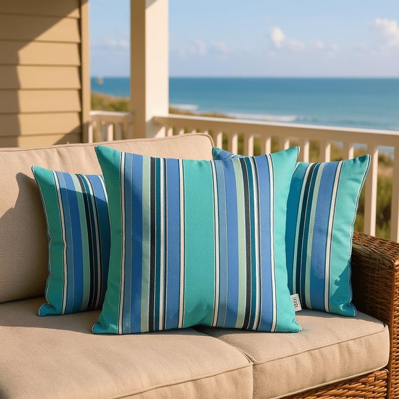 RSH DECOR: Sunbrella Lumbar & Square Pillows Set of 4 | 20" x 12&quo...