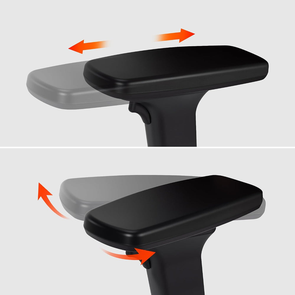 Frassie Height Adjustable Fold Down Chair Armrest Pair