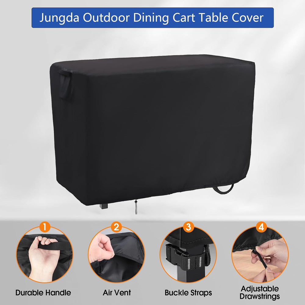 Outdoor Prep Table Cover for Royal Gourmet Double-Shelf Table