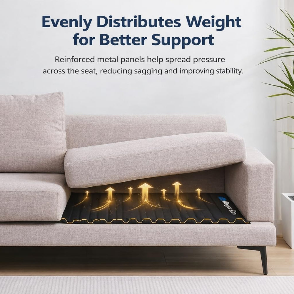 Heavy-Duty Iron Couch Cushion Support-28x 72", Durable Metal Base for