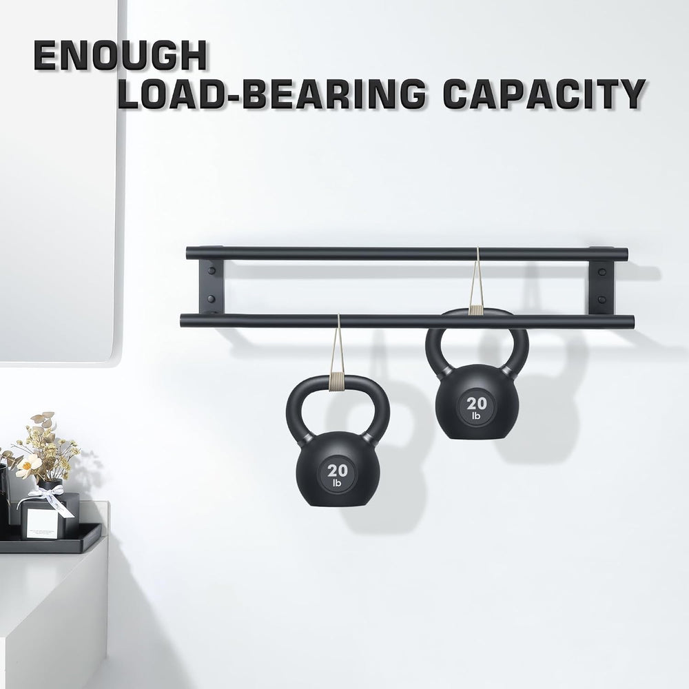 Alise Bathroom Double Towel Bars Wall Mount 28'' Towel Holder,Matte B...