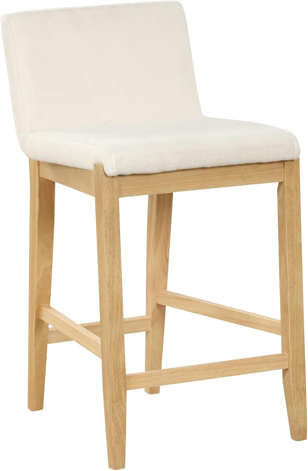Nathan James Gracie Modern Counter Height Bar Stool with Back, Counter Stool ...