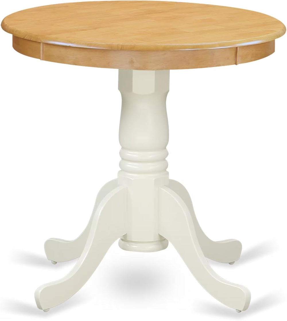 East West Furniture EMT-OLW-TP Eden Dining Room Table - a Round kitchen Table...